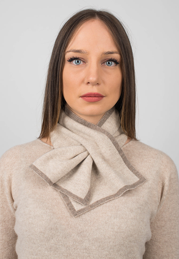 Mink Women's Reversible 100% Cashmere Neck Warmer, view 3
