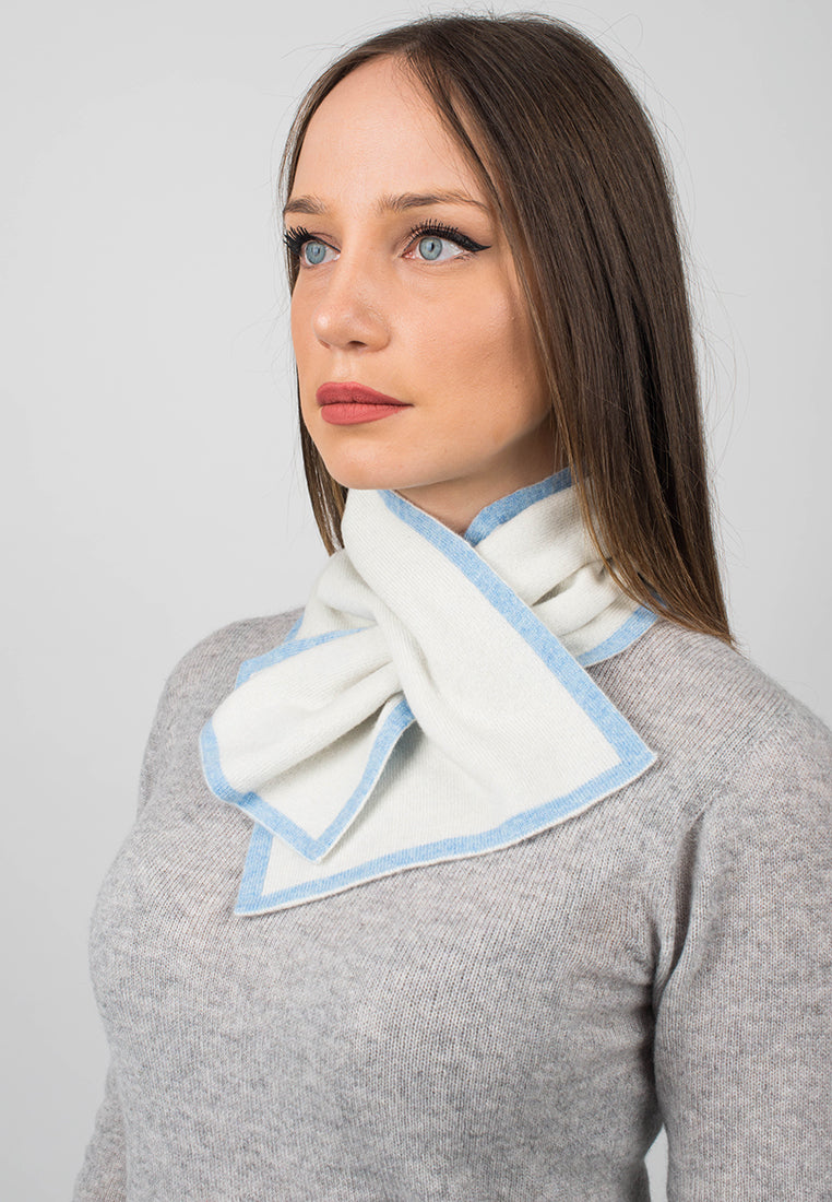 Sky Women's Reversible 100% Cashmere Neck Warmer, view 4