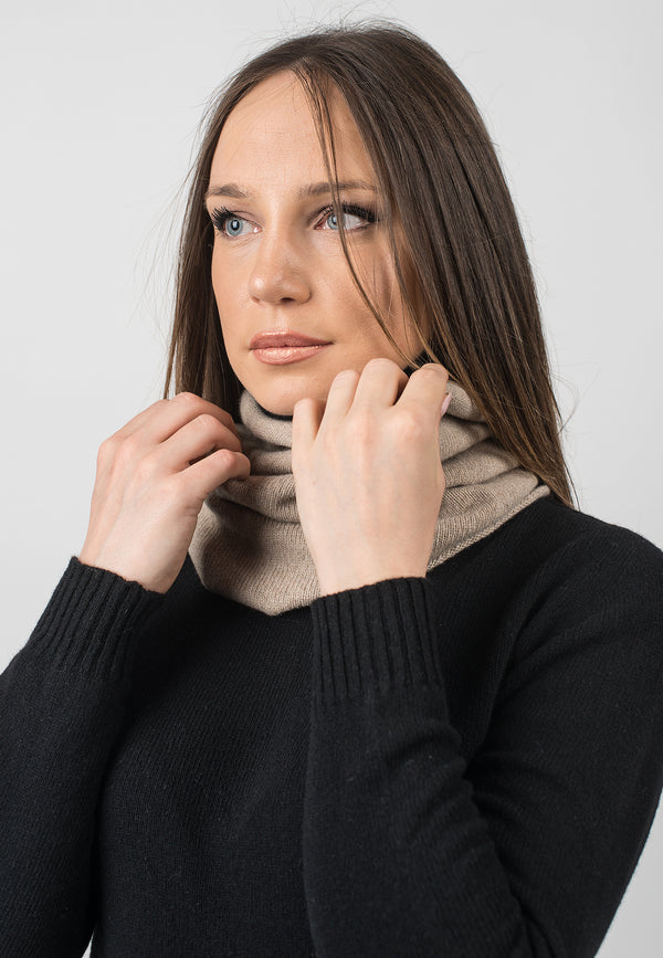 Infinity scarf 100% regenerated cashmere | Dalle Piane Cashmere