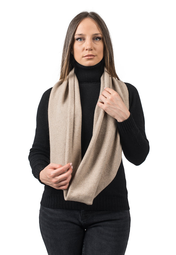 Wraparound scarf 100% regenerated cashmere | Dalle Piane Cashmere