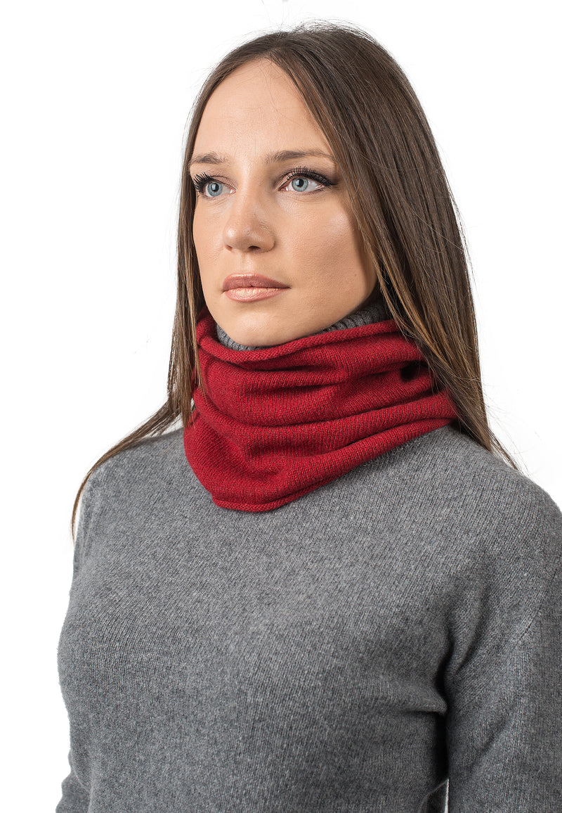 Infinity scarf 100% regenerated cashmere | Dalle Piane Cashmere