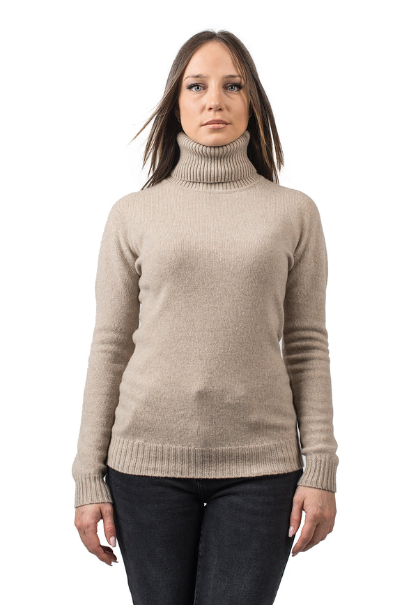 Turtleneck 100% regenerated cashmere | Dalle Piane Cashmere
