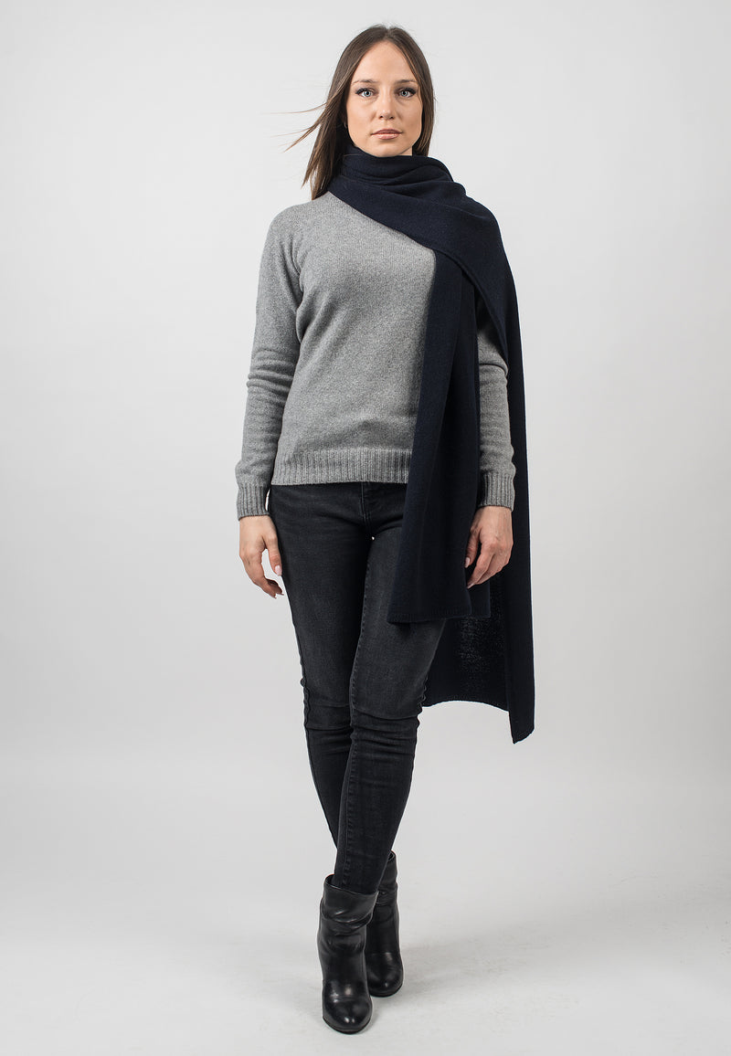 Stole in 100% regenerated cashmere | Dalle Piane Cashmere