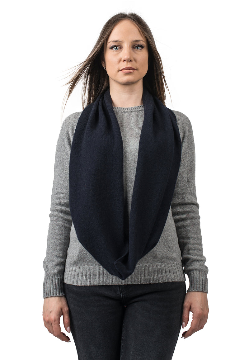 Wraparound scarf 100% regenerated cashmere | Dalle Piane Cashmere