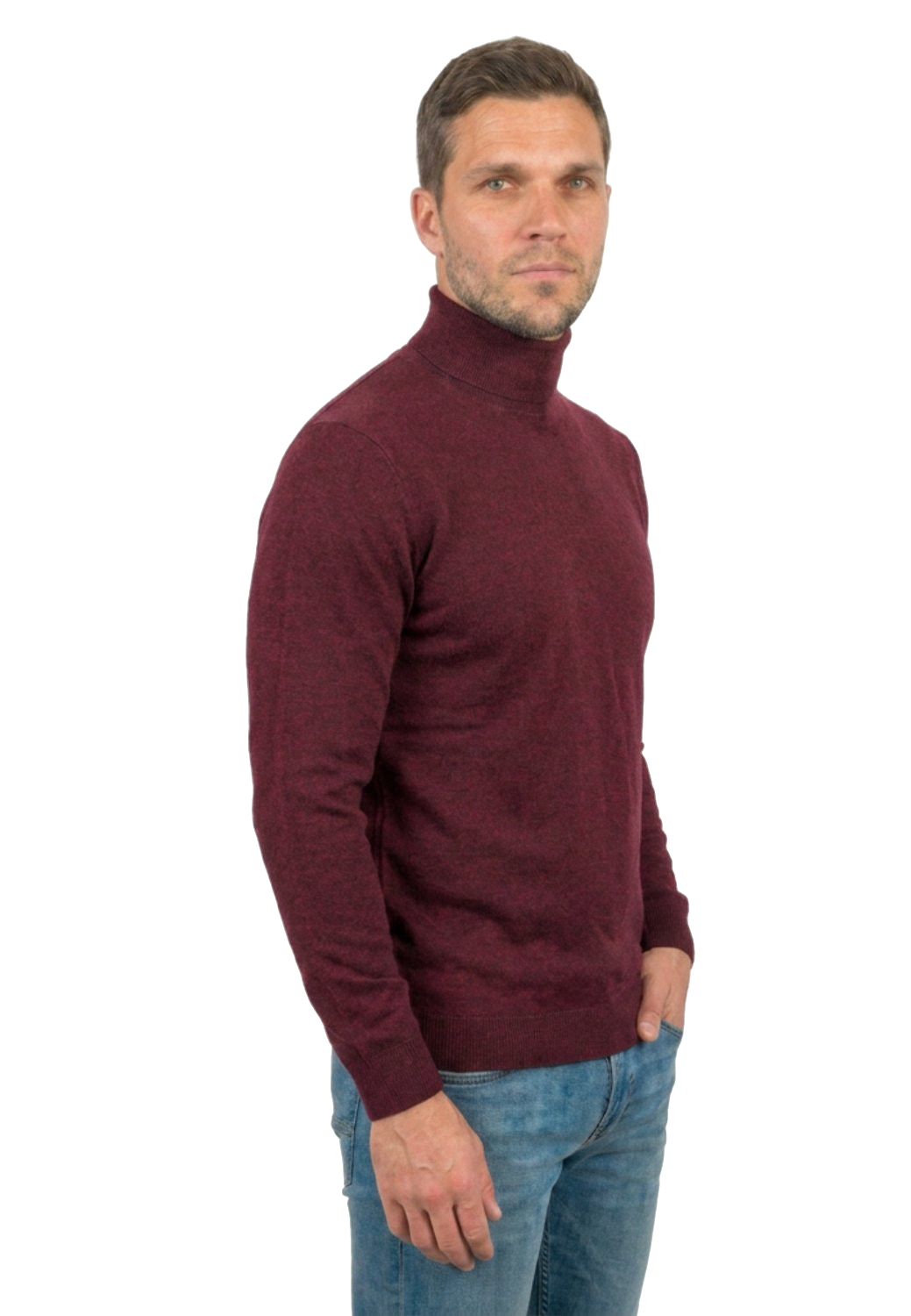 Men's Merino Wool Turtleneck