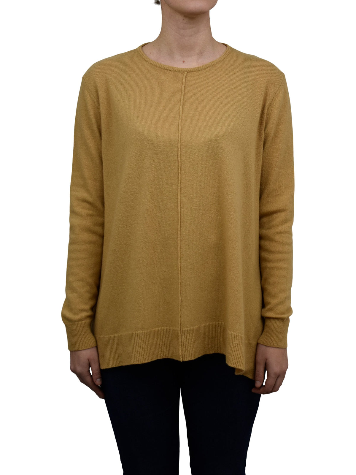 Camel Women's A-Line Cashmere Blend Oversized Sweater