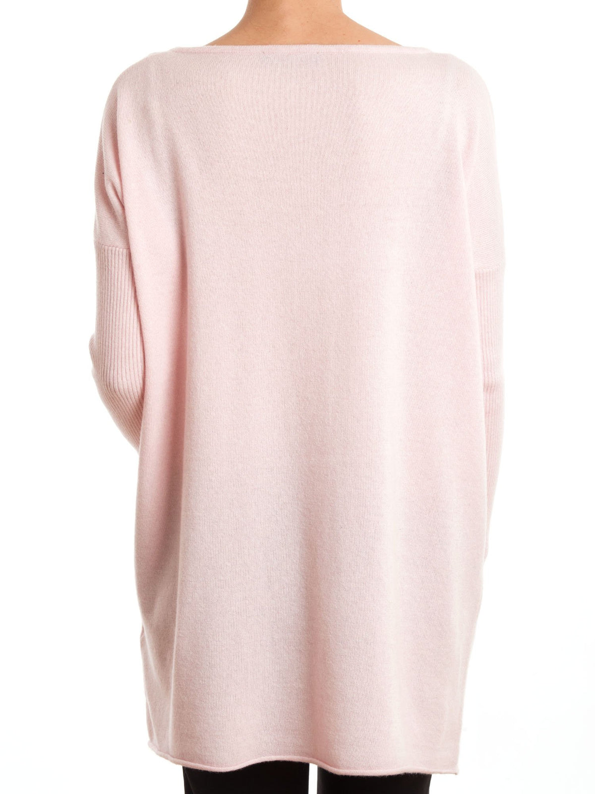 Pink Women's Cashmere Blend Oversized Sweater, view 3
