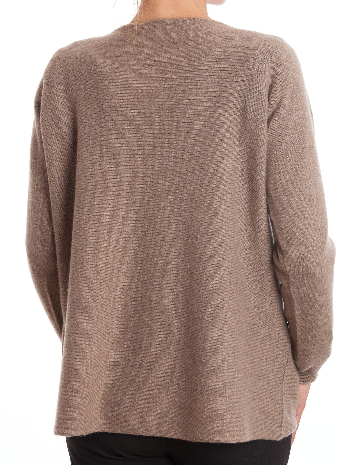 Mink Women's 100% Cashmere Oversized Sweater, view 3