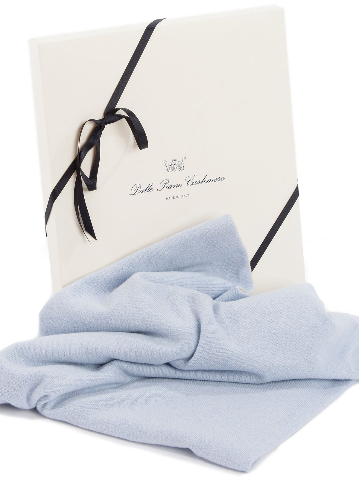 Sky Two-Tone 100% Cashmere Baby Blanket