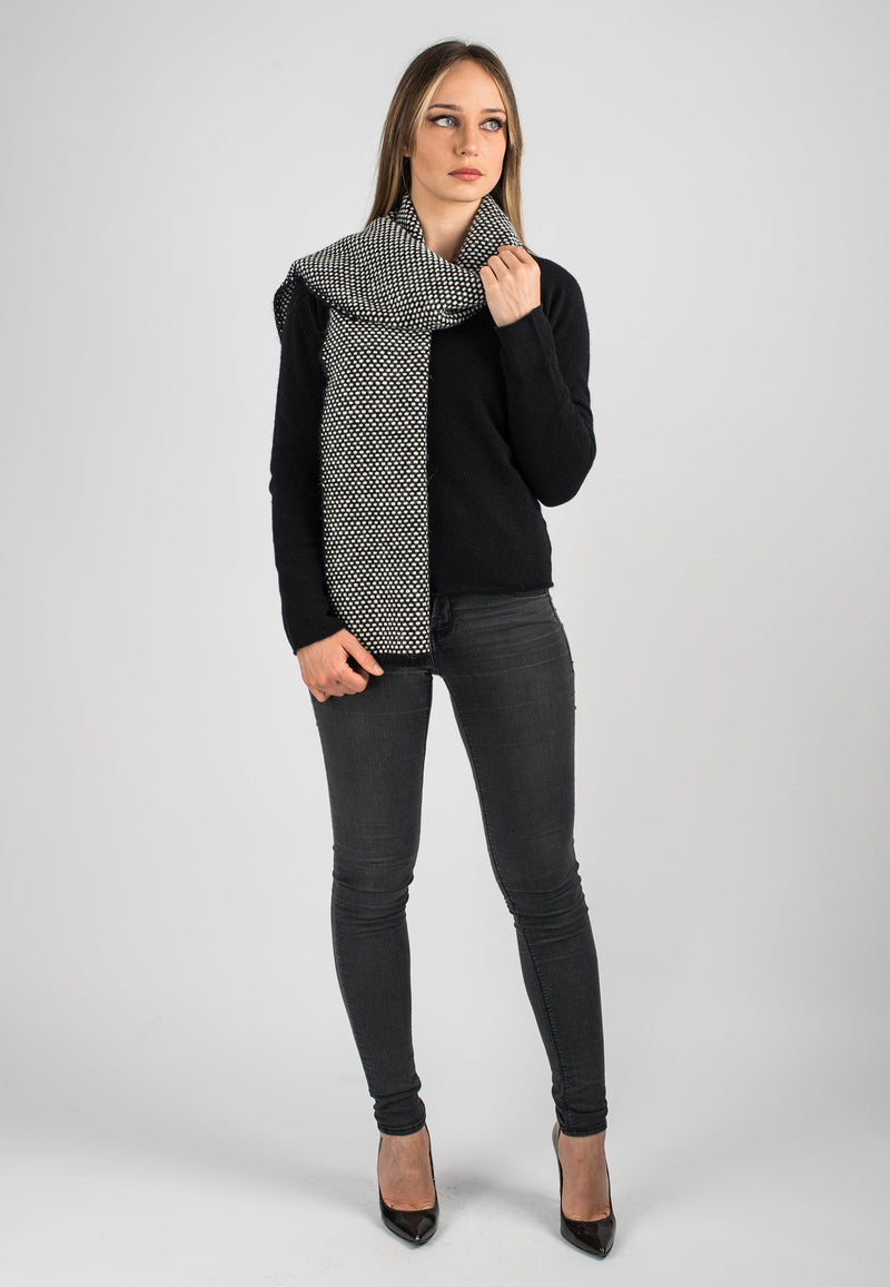 Sciarpa sale e pepe | Dalle Piane Cashmere