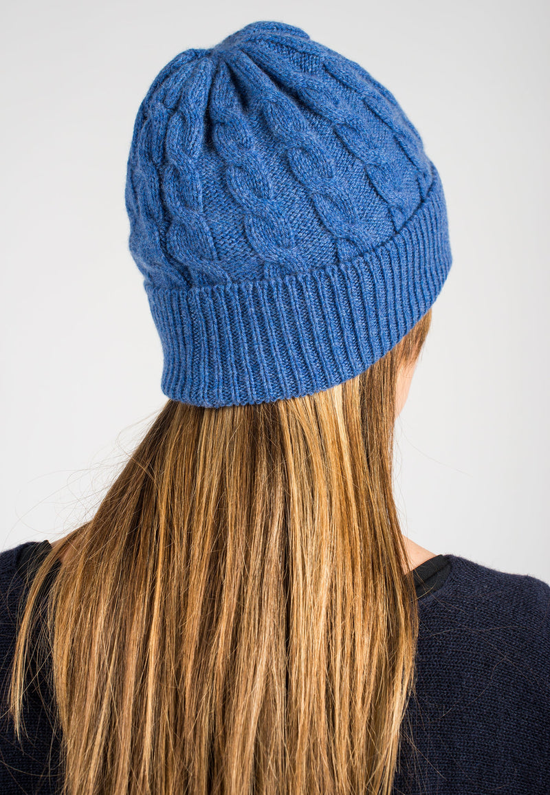 Regenerated 100% Cashmere Braided Hat | Dalle Piane Cashmere