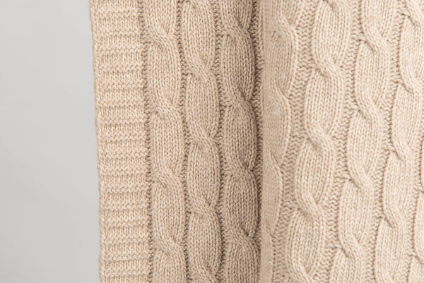Blanket Braid Mixed Cashmere | Dalle Piane Cashmere