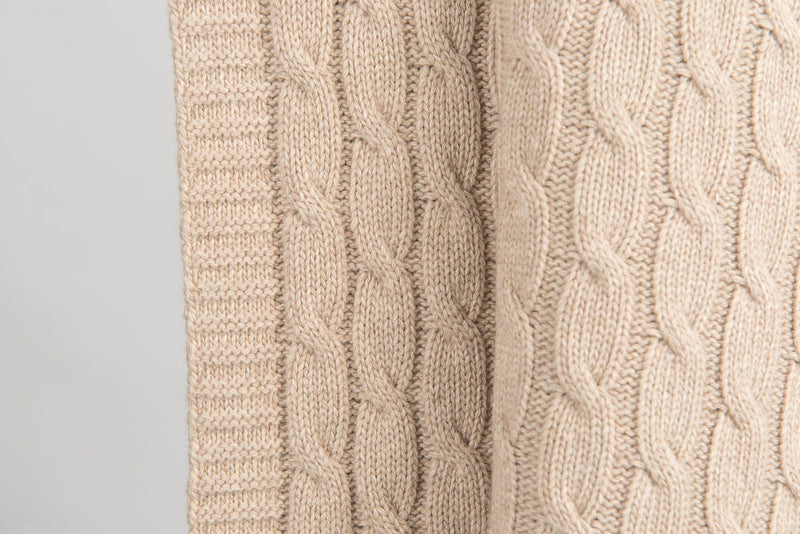 Blanket Braid Mixed Cashmere | Dalle Piane Cashmere