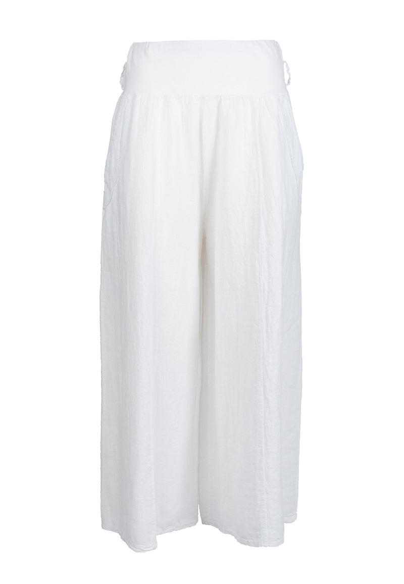 Pantalone Palazzo 100% lino | Dalle Piane Cashmere
