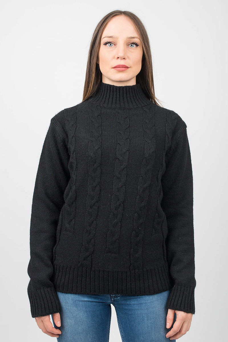 Braided turtleneck | Dalle Piane Cashmere