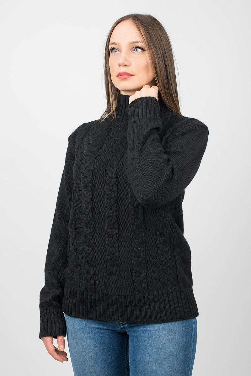 Braided turtleneck | Dalle Piane Cashmere
