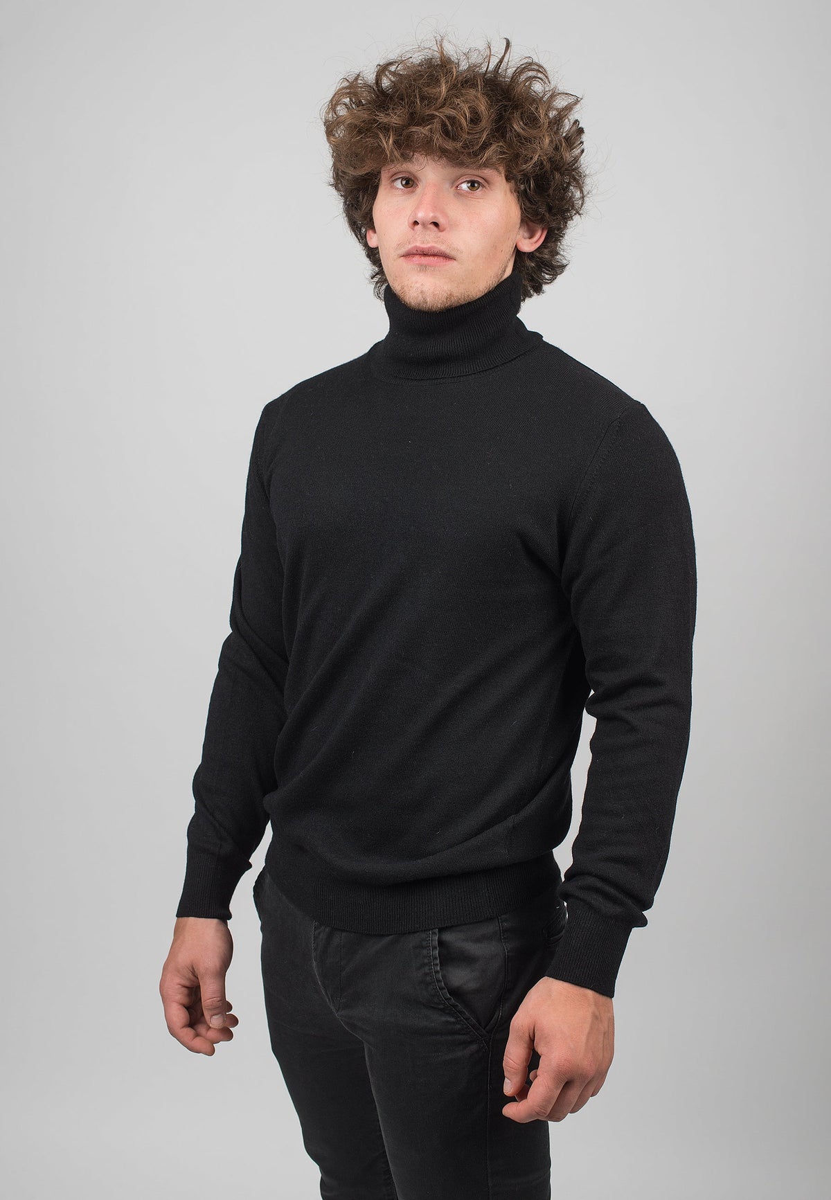 Men's Cashmere Blend Turtleneck, view 17
