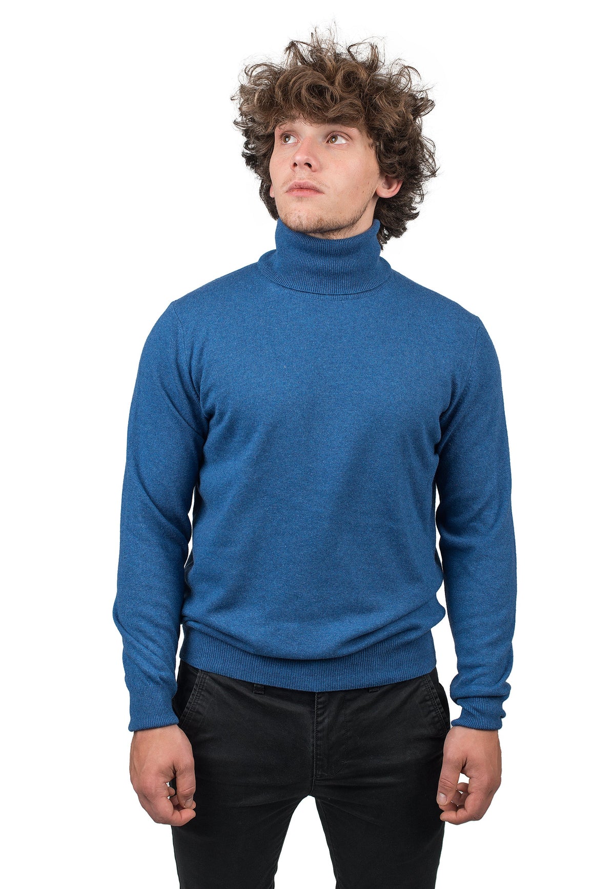 Men's Cashmere Blend Turtleneck
