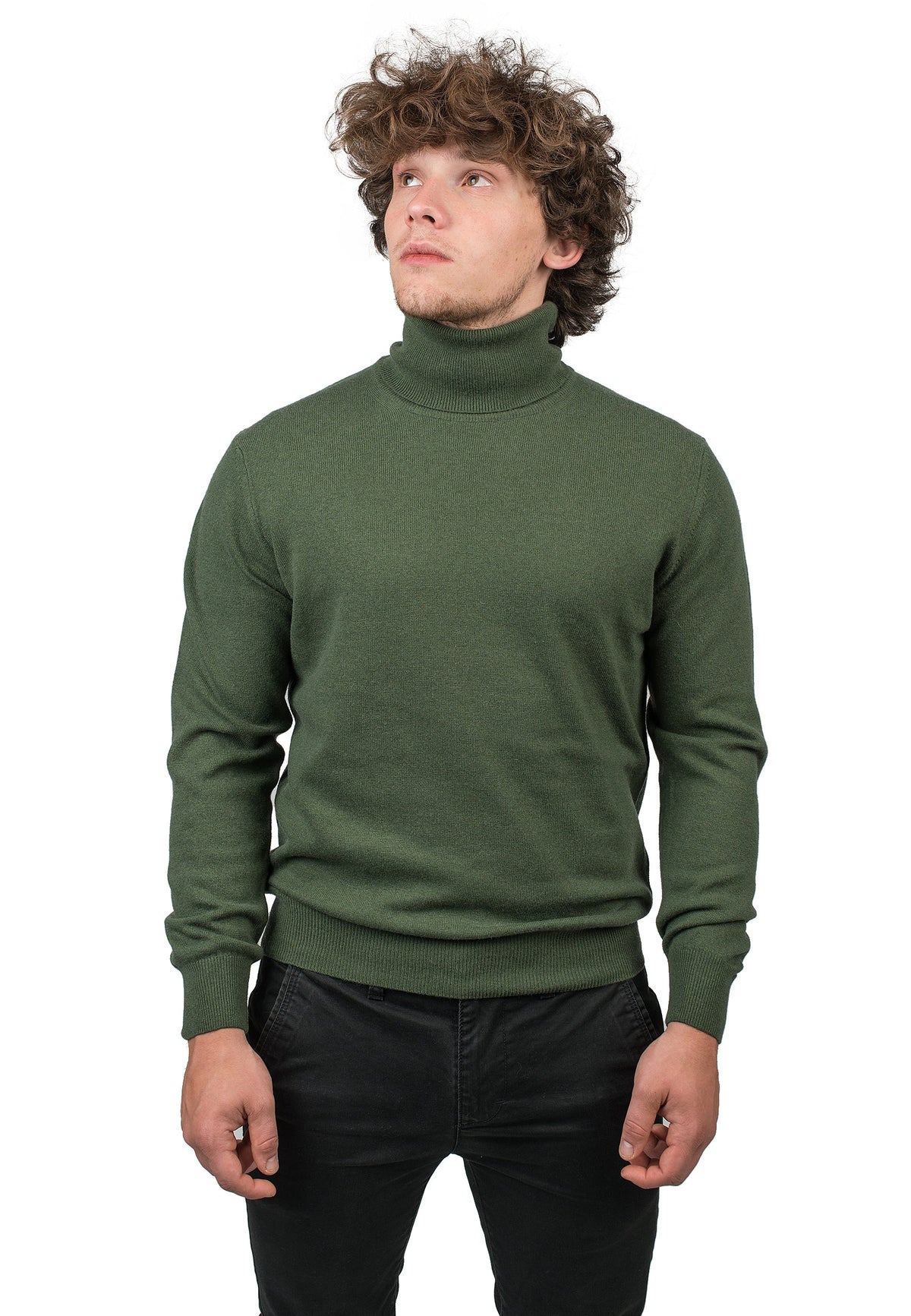 Men's Cashmere Blend Turtleneck, view 4