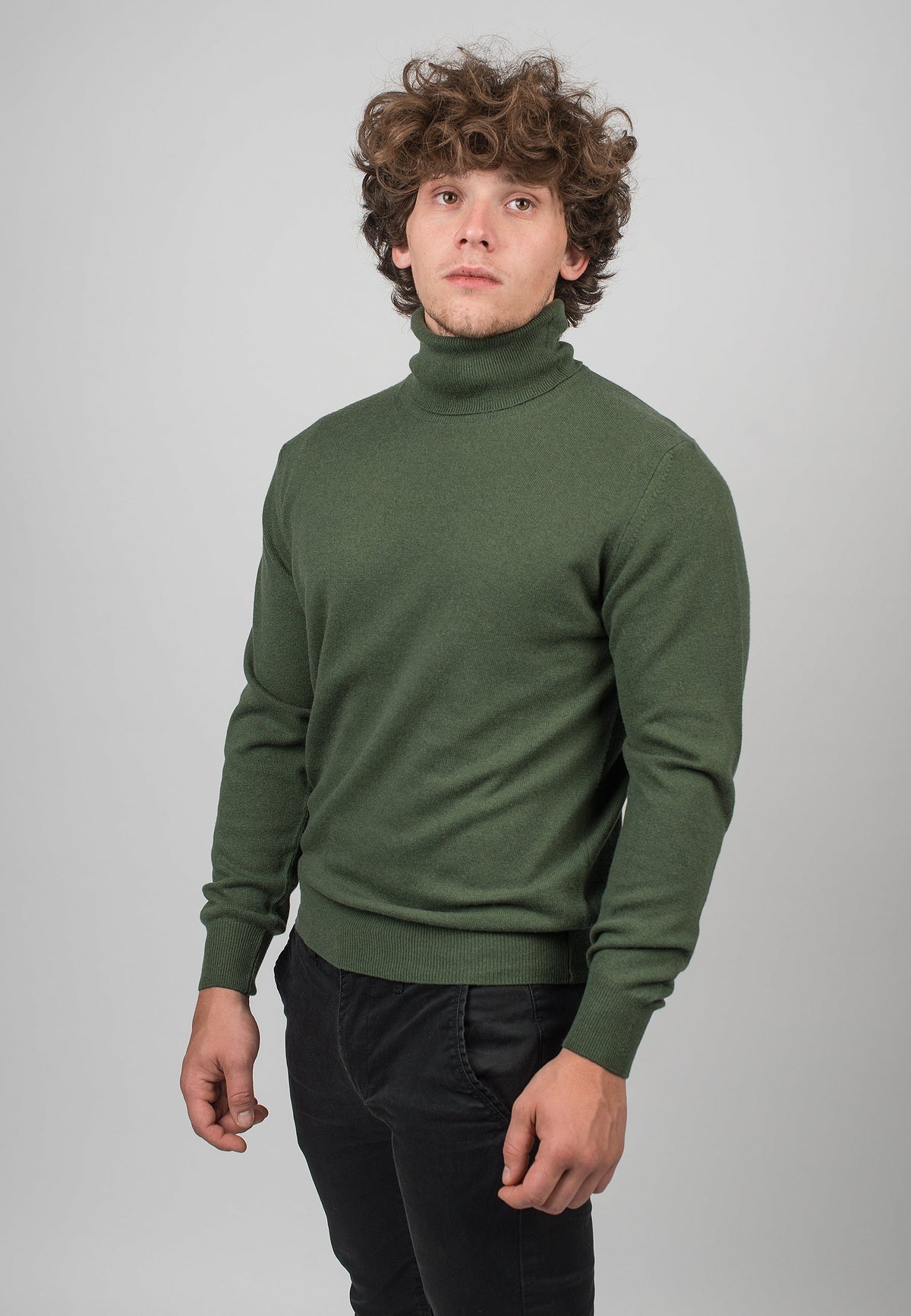 Men's Cashmere Blend Turtleneck, view 5