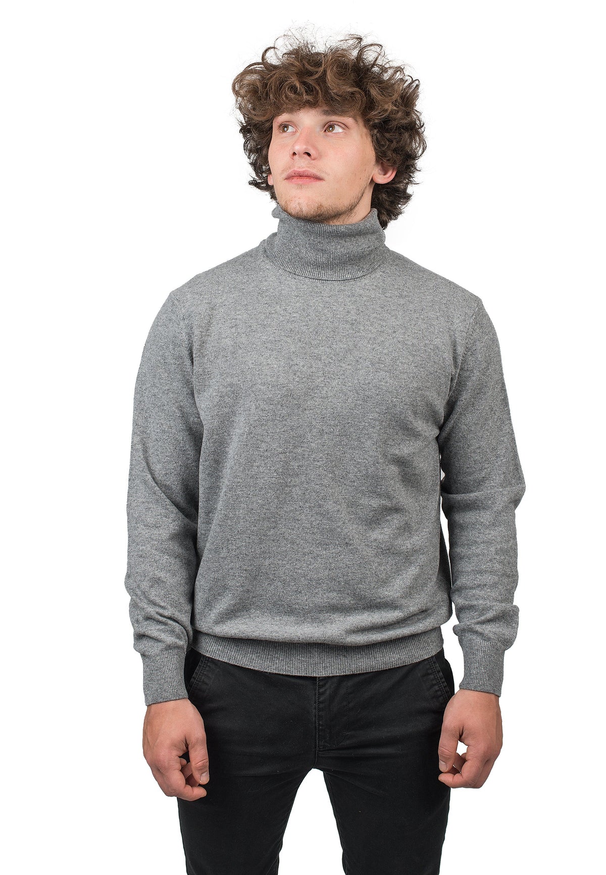 Men's Cashmere Blend Turtleneck, view 10