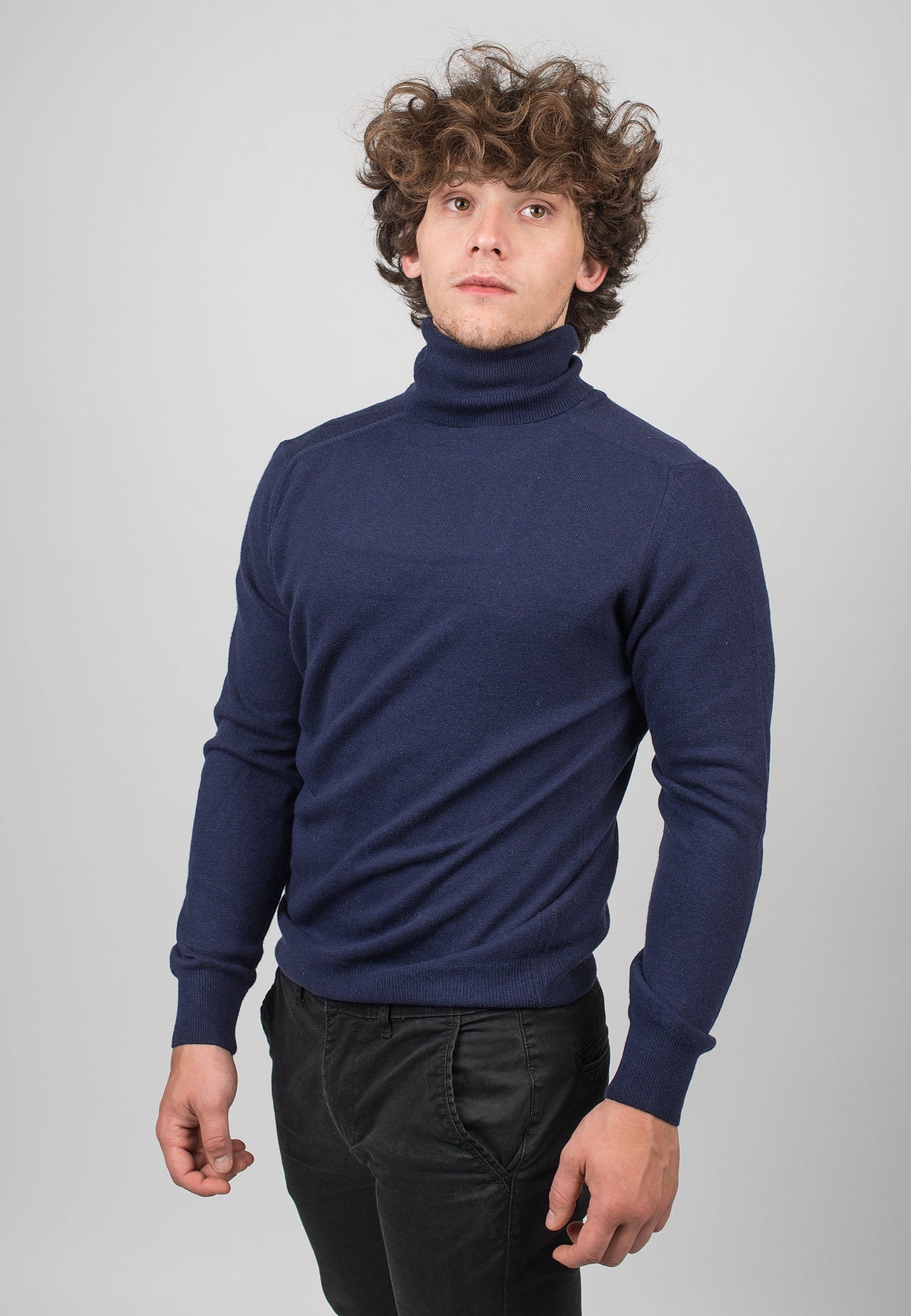 Men's Cashmere Blend Turtleneck, view 14