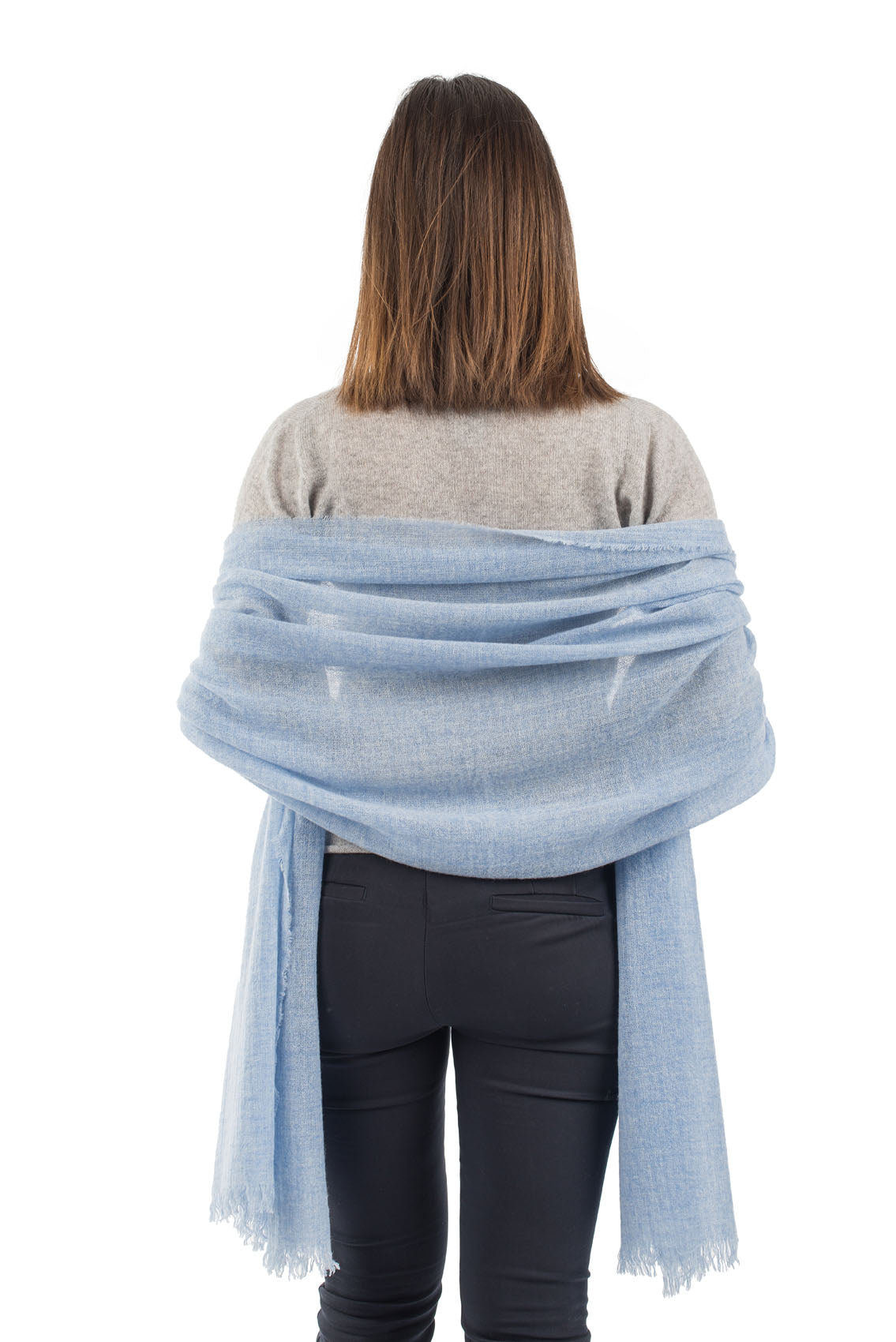 Sky Women's 100% Cashmere Pashmina, view 4