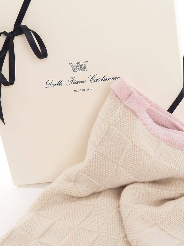 Blanket With Edge 100% Cashmere | Dalle Piane Cashmere