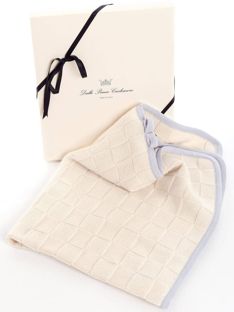 Blanket With Edge 100% Cashmere | Dalle Piane Cashmere