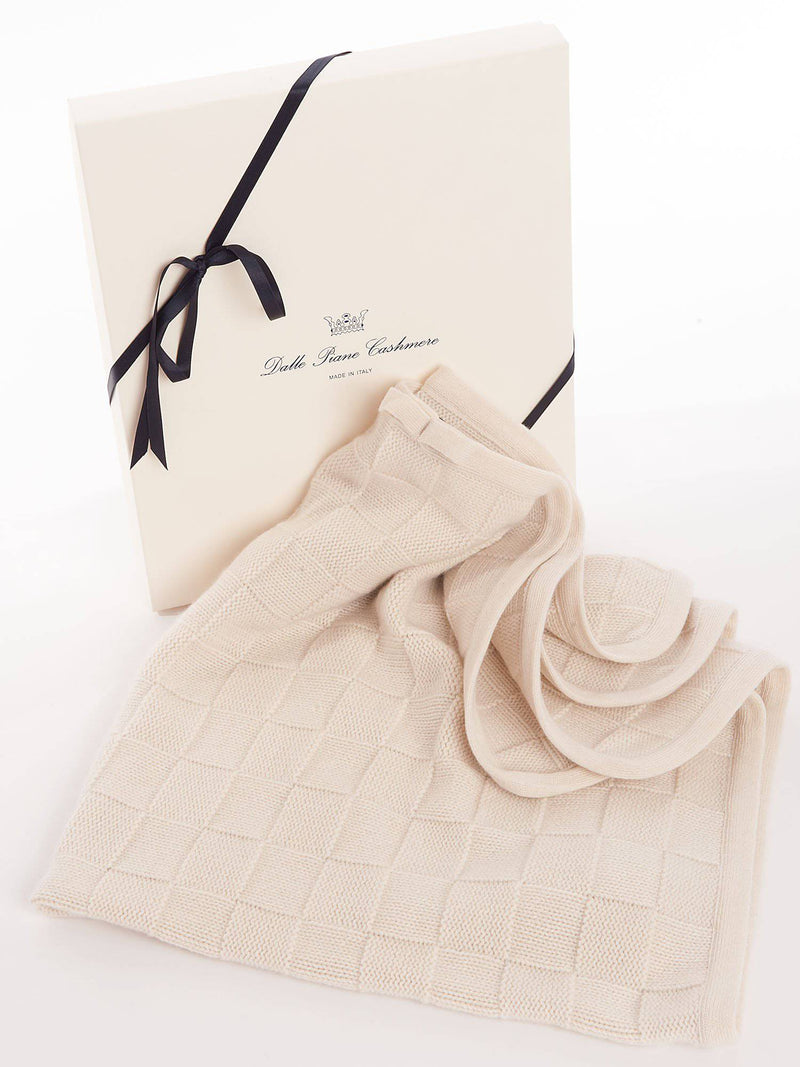 Blanket With Edge 100% Cashmere | Dalle Piane Cashmere