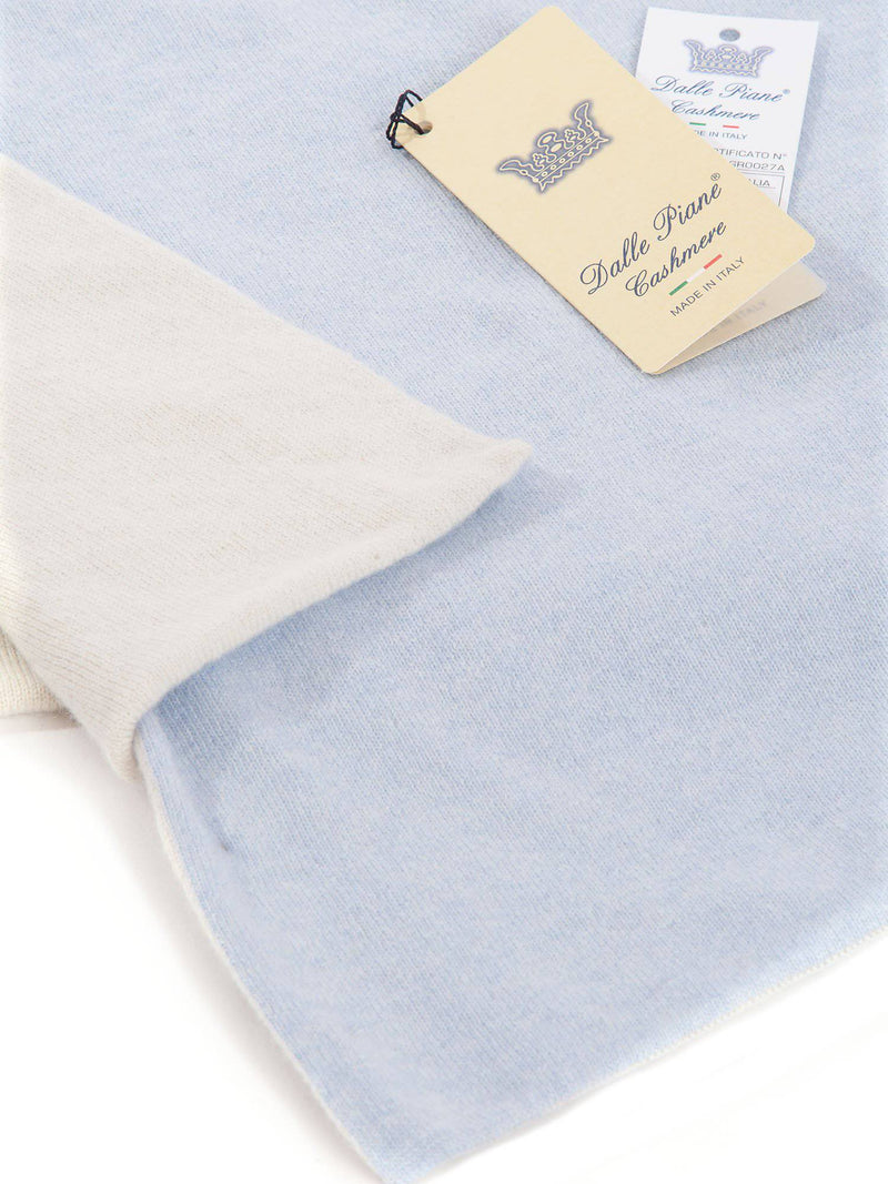 Bicolor Blanket 100% Cashmere | Dalle Piane Cashmere