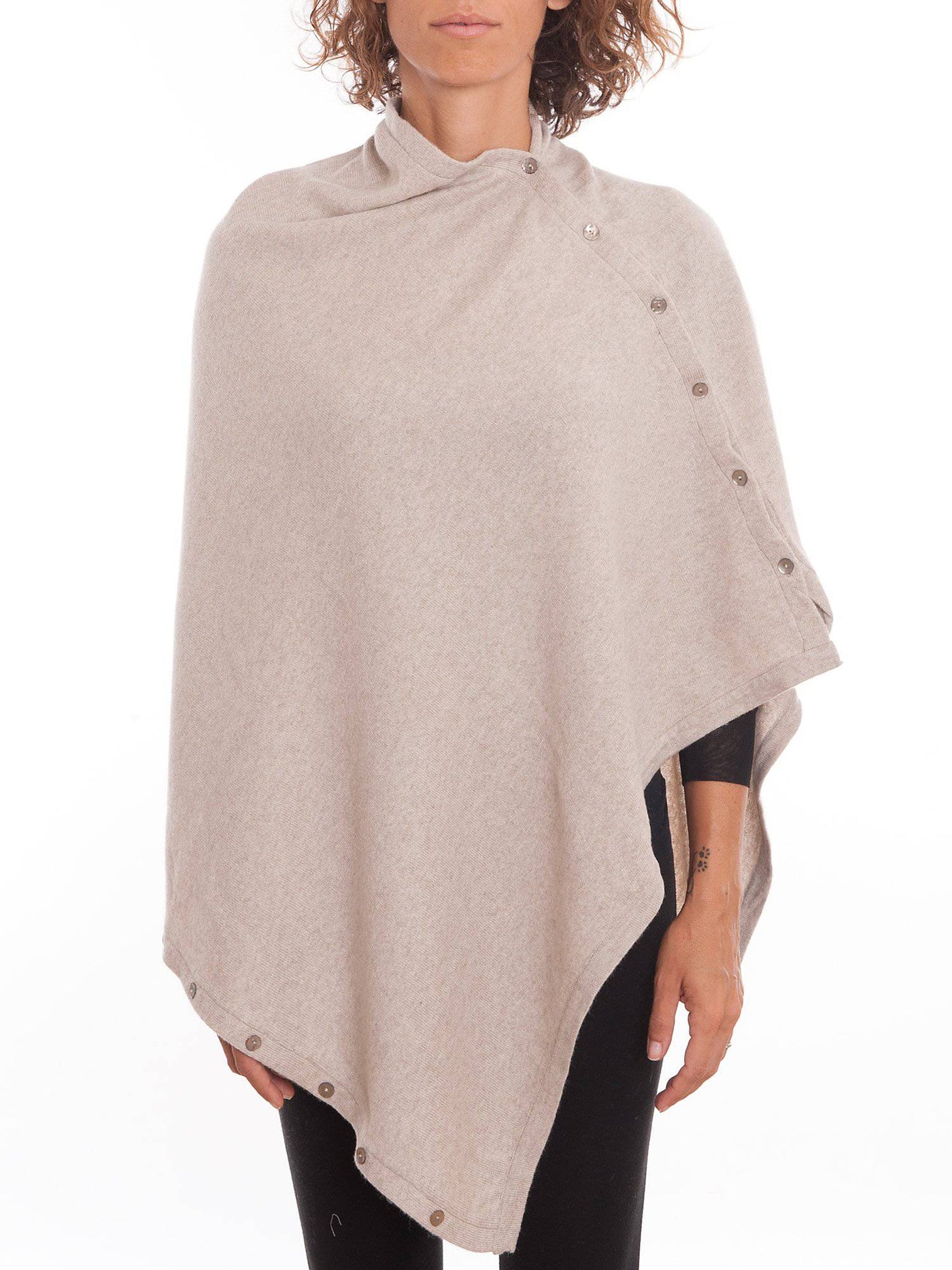 ポンチョ・ケープ STELLA MCCARTNEY WOOL AND CASHMERE BLEND PONCHO Stella McCartney Wool And Cashmere Blend Poncho – BALTINI