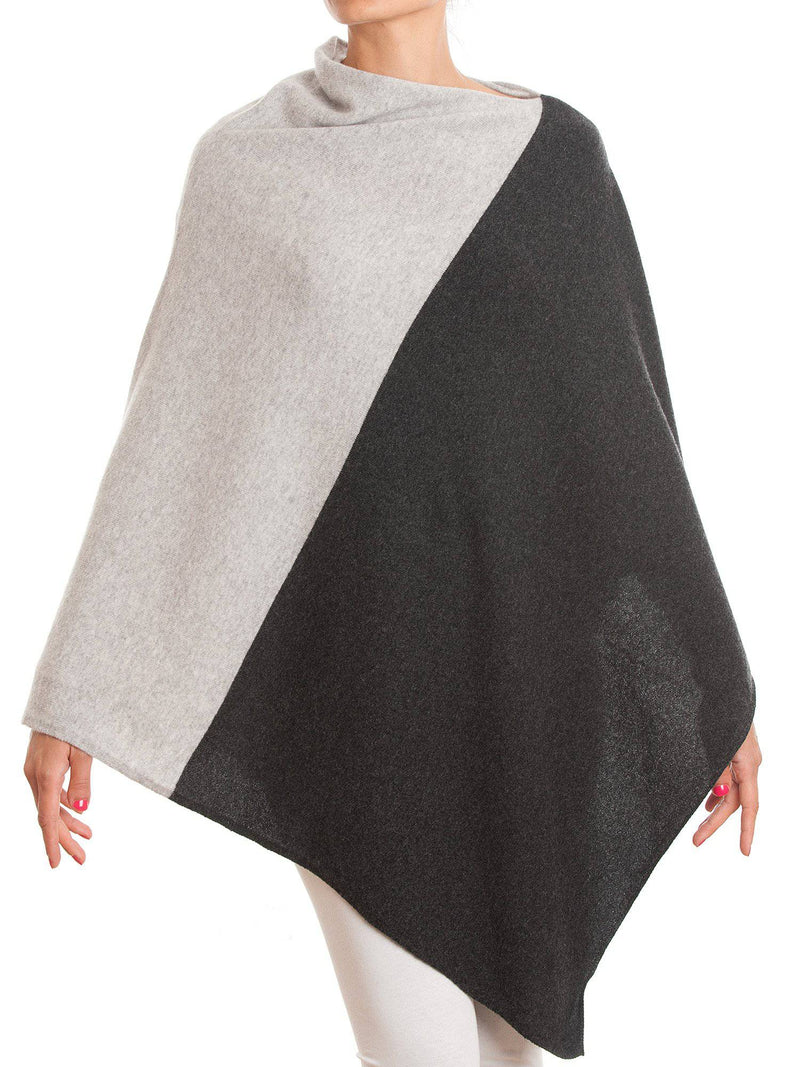 Celeste wool cheap cashmere poncho