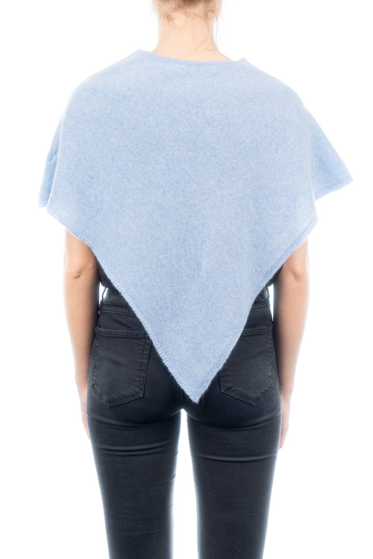 L&#39;Appartement DEUXIEME CLASSE - L&#39;Appartement　Cashmere C/N Poncho Knit Short Poncho 100% Cashmere | Dalle Piane Cashmere