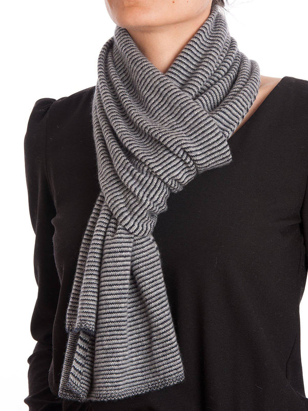 Multi Stripe Scarf 100% Cashmere | Dalle Piane Cashmere