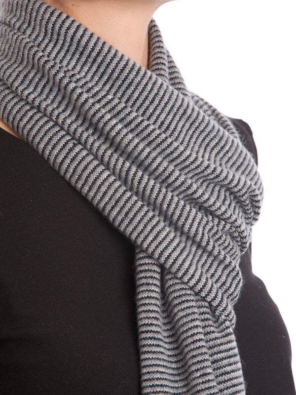 Multi Stripe Scarf 100% Cashmere | Dalle Piane Cashmere