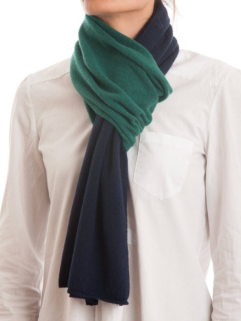 Bicolor Scarf 100% Cashmere | Dalle Piane Cashmere