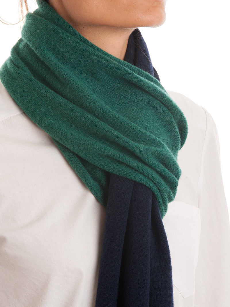 Bicolor Scarf 100% Cashmere | Dalle Piane Cashmere