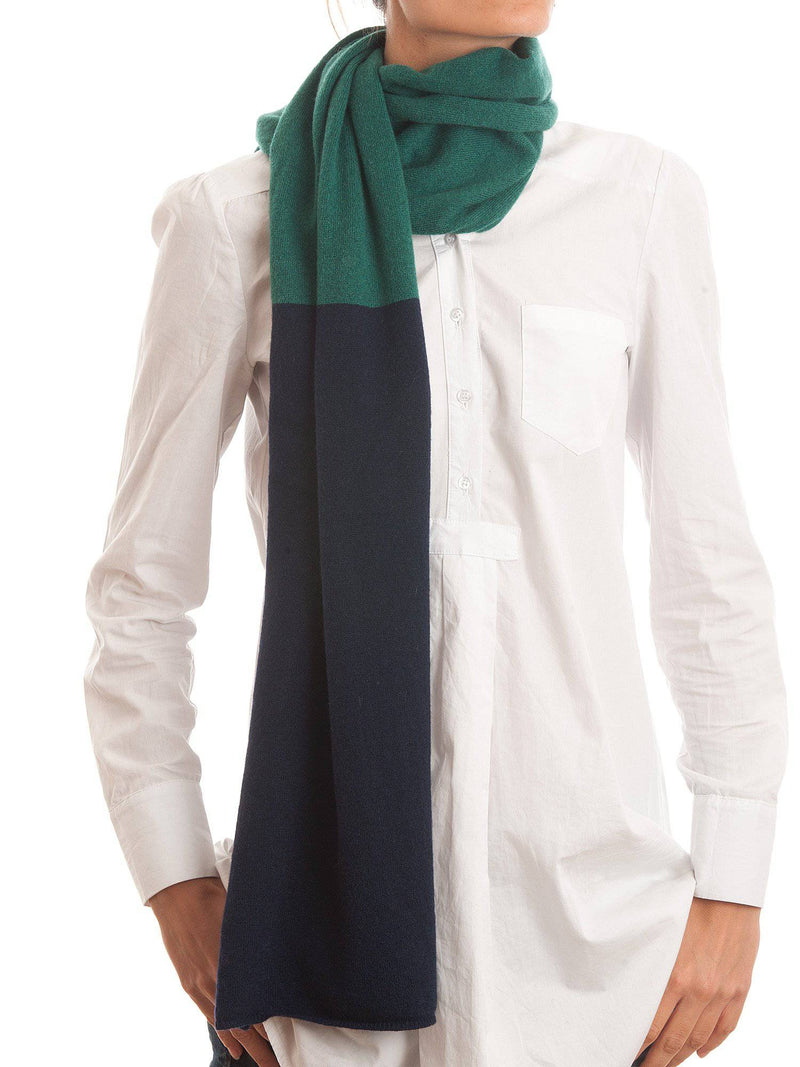 Bicolor Scarf 100% Cashmere | Dalle Piane Cashmere