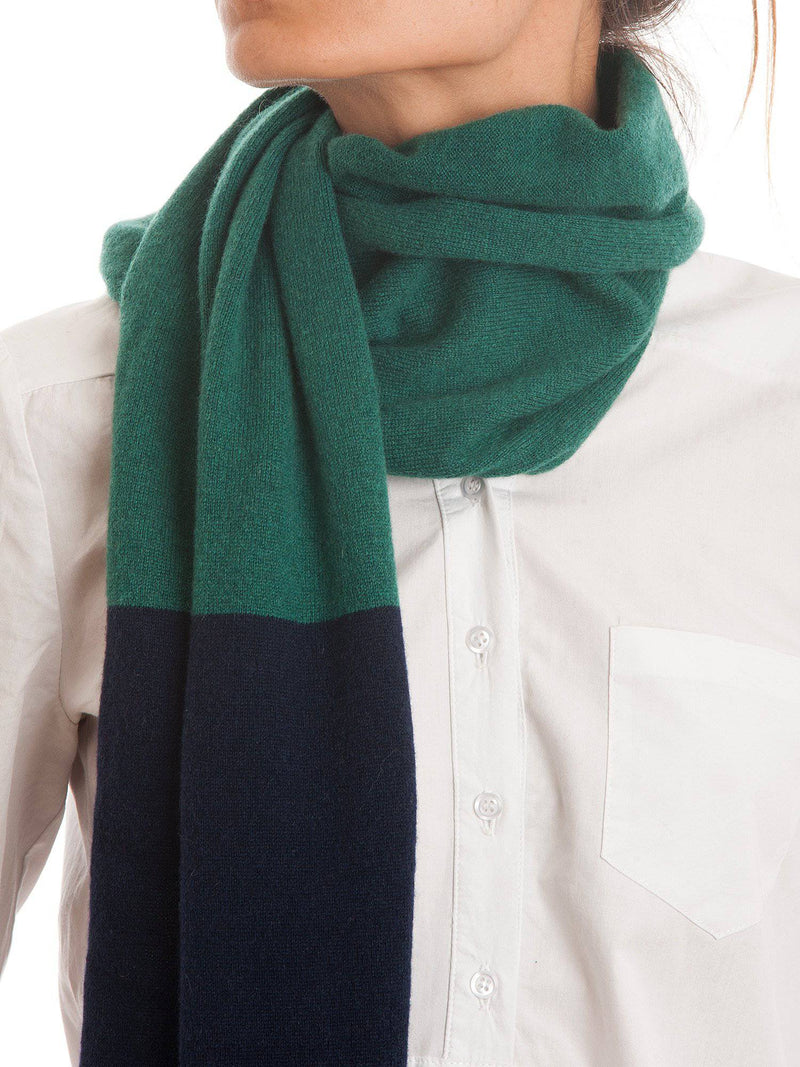 Bicolor Scarf 100% Cashmere | Dalle Piane Cashmere
