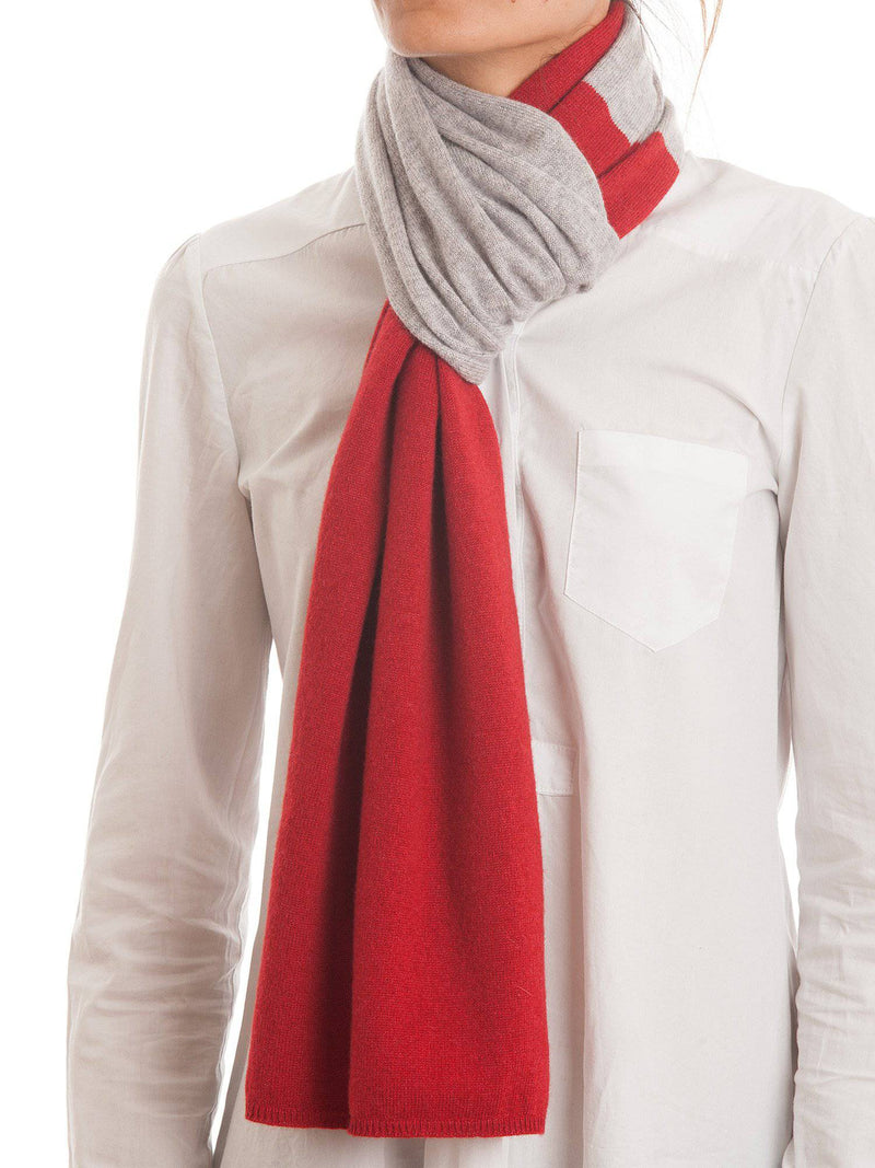 Bicolor Scarf 100% Cashmere | Dalle Piane Cashmere