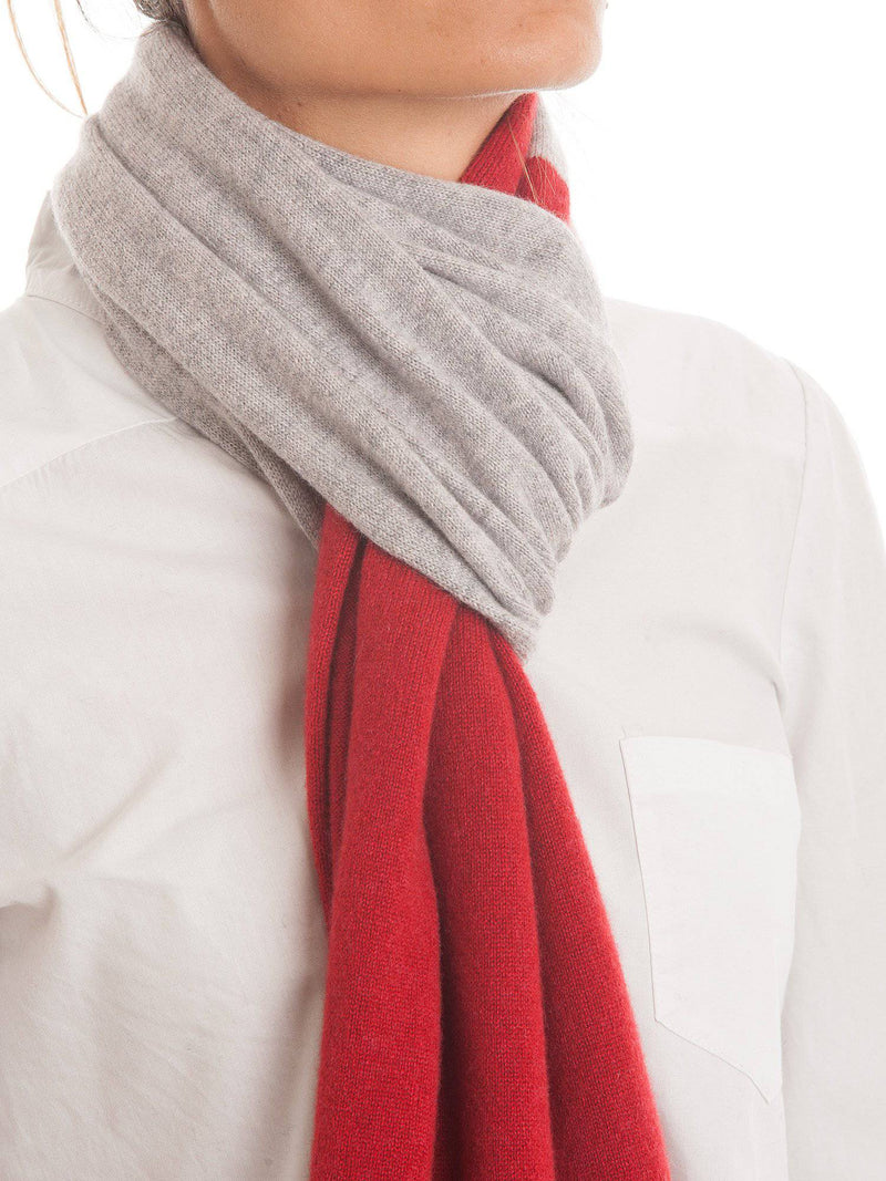 Bicolor Scarf 100% Cashmere | Dalle Piane Cashmere