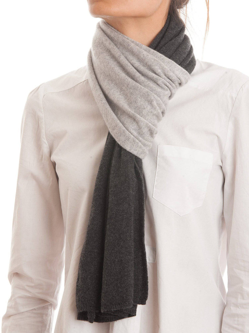 Bicolor Scarf 100% Cashmere | Dalle Piane Cashmere