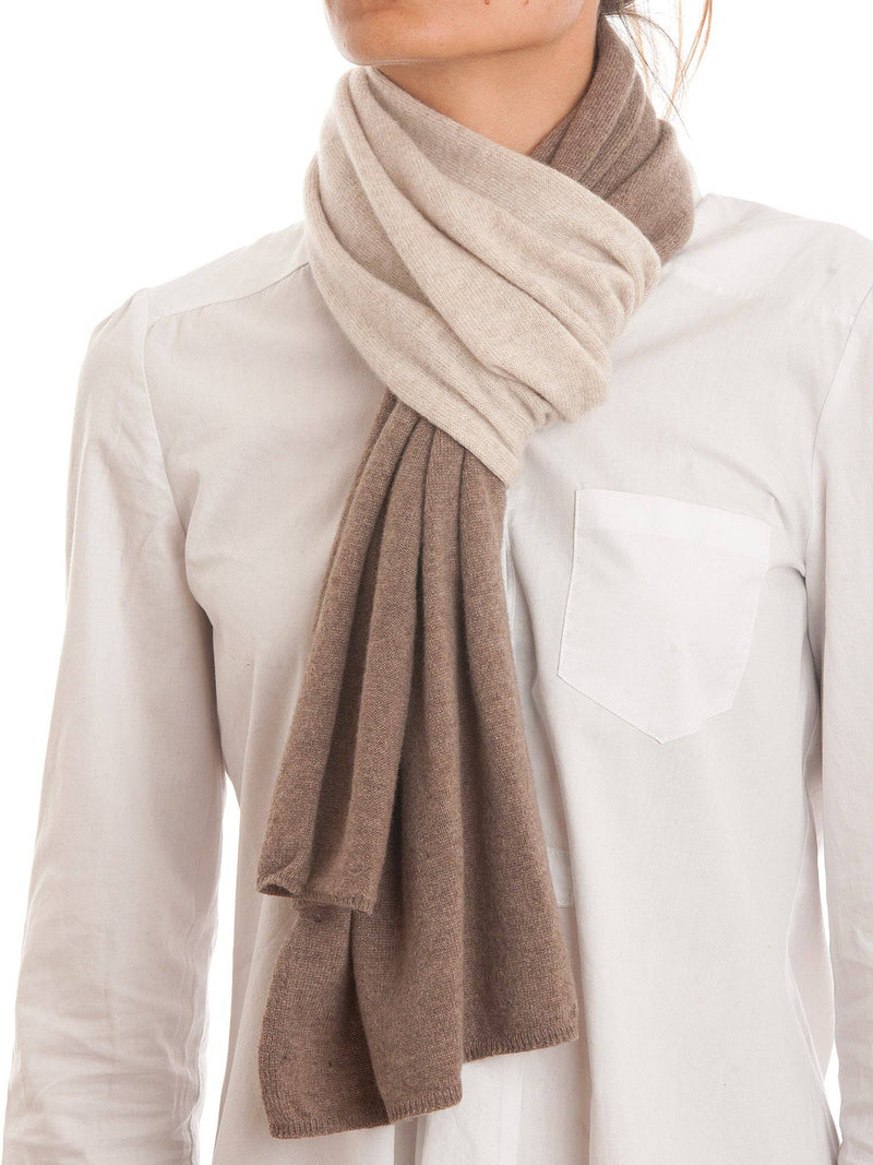 Bicolor Scarf 100% Cashmere | Dalle Piane Cashmere