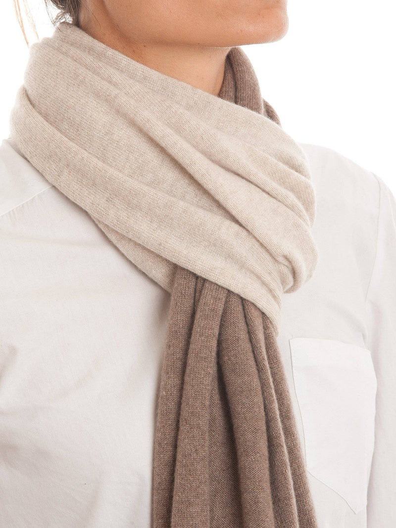 Bicolor Scarf 100% Cashmere | Dalle Piane Cashmere