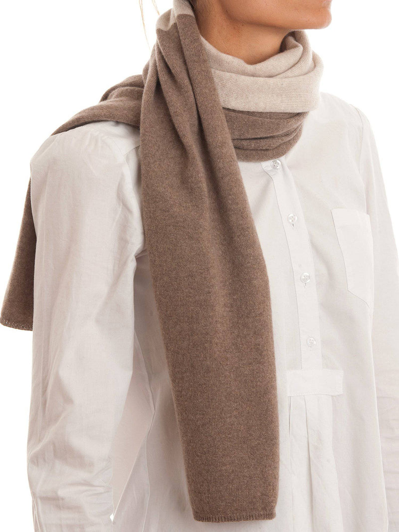 Bicolor Scarf 100% Cashmere | Dalle Piane Cashmere