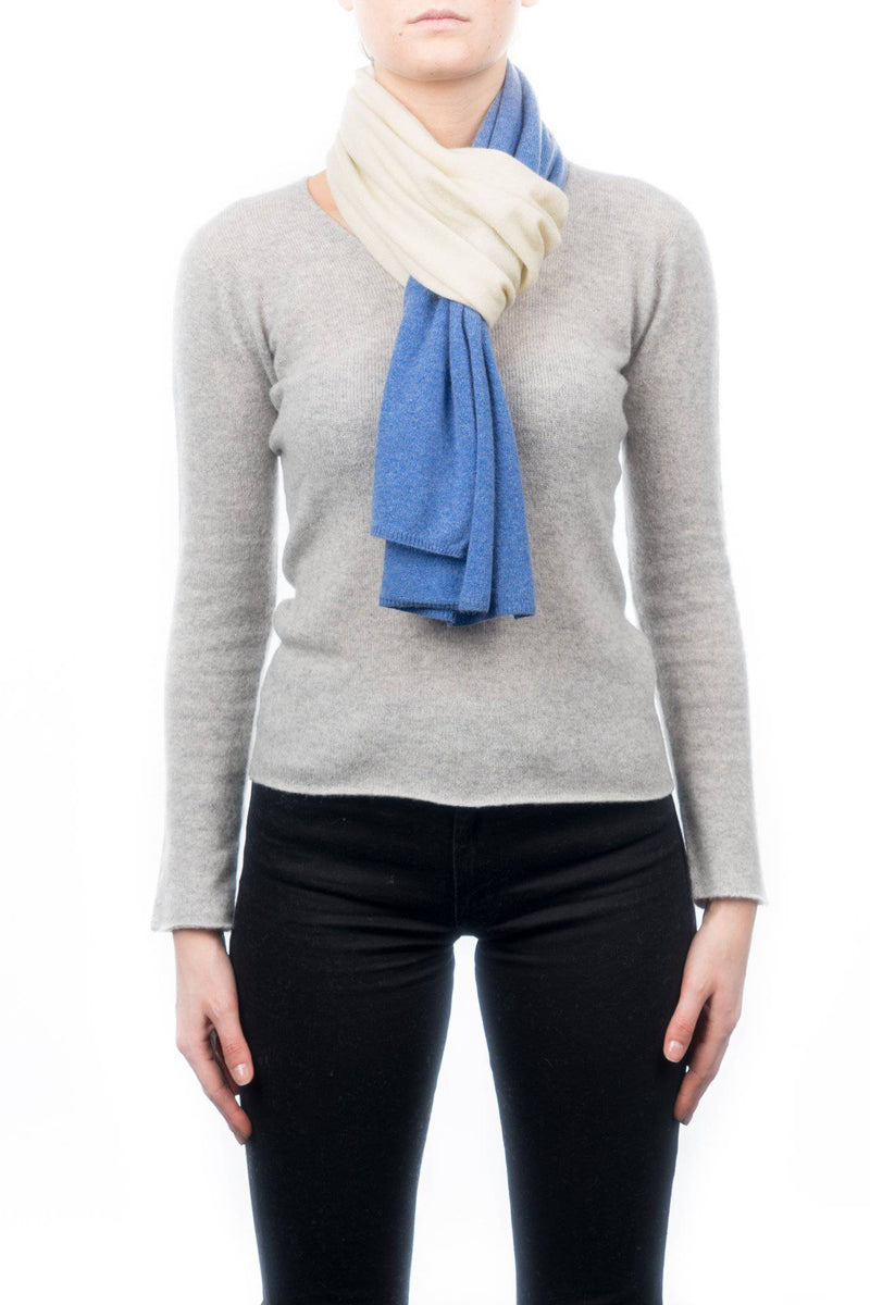 Bicolor Scarf 100% Cashmere | Dalle Piane Cashmere