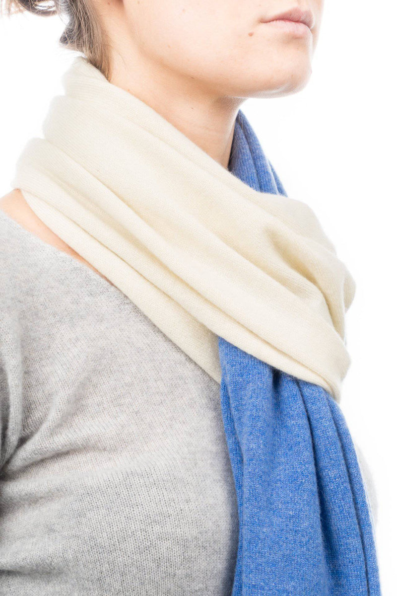 Bicolor Scarf 100% Cashmere | Dalle Piane Cashmere