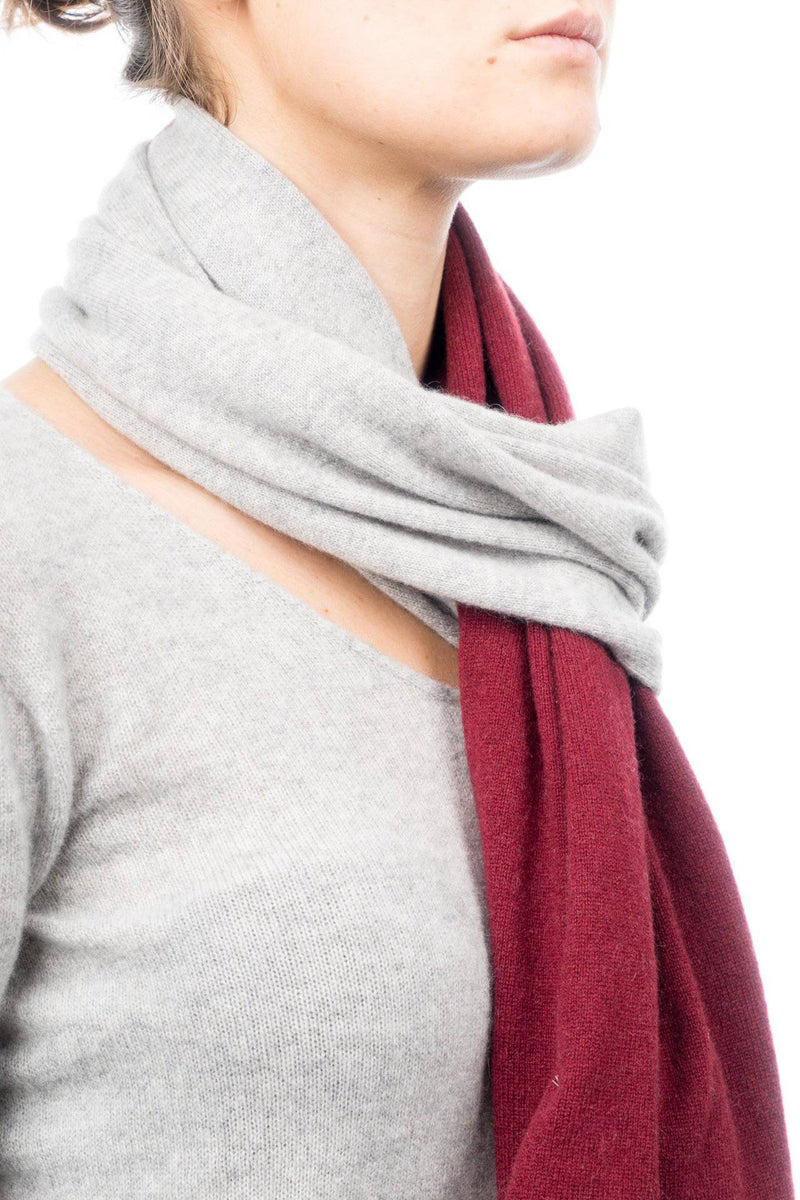Bicolor Scarf 100% Cashmere | Dalle Piane Cashmere