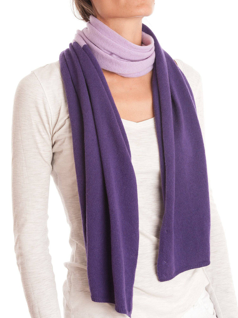 Bicolor Scarf 100% Cashmere | Dalle Piane Cashmere